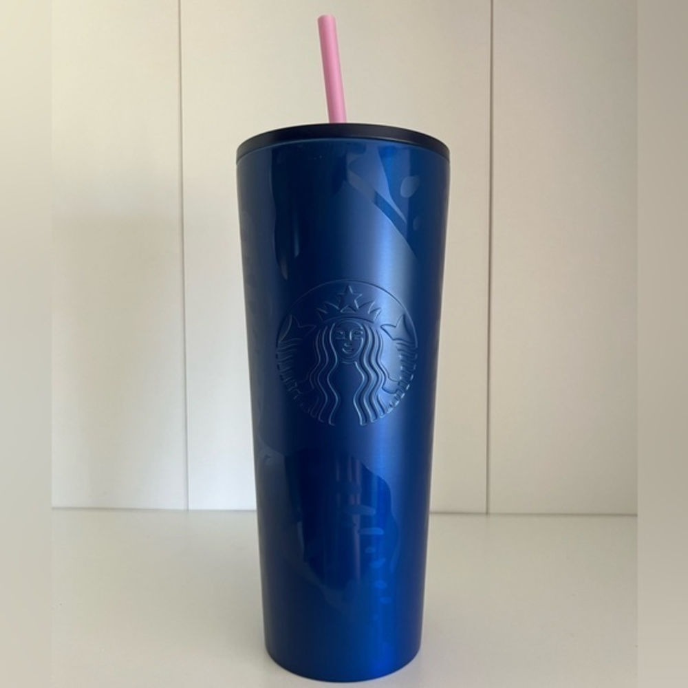 Starbucks‎ blue tropical stainless steel tumbler